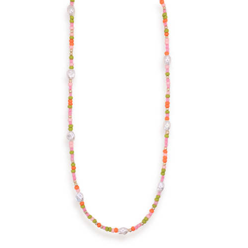 Sherbert Sprinkle Pearl Necklace