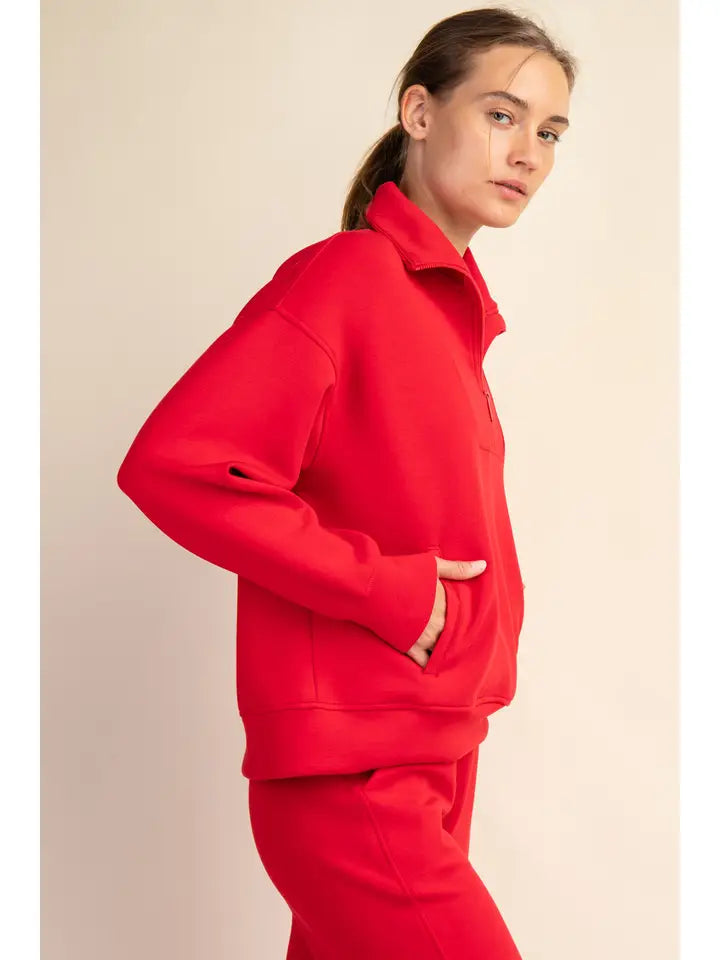 Butter Soft Quarter Zip Top