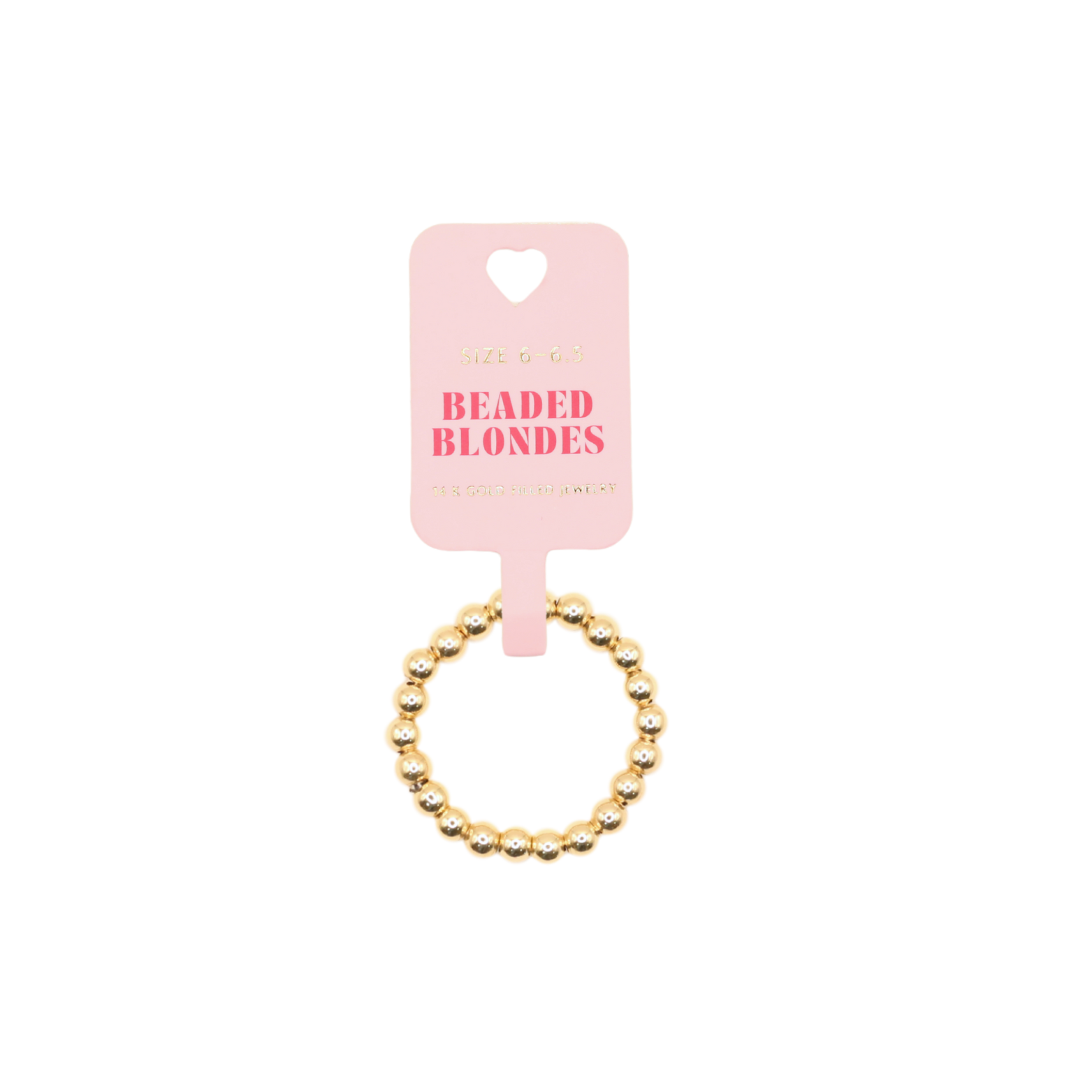 Lauren Beaded Band in Gold