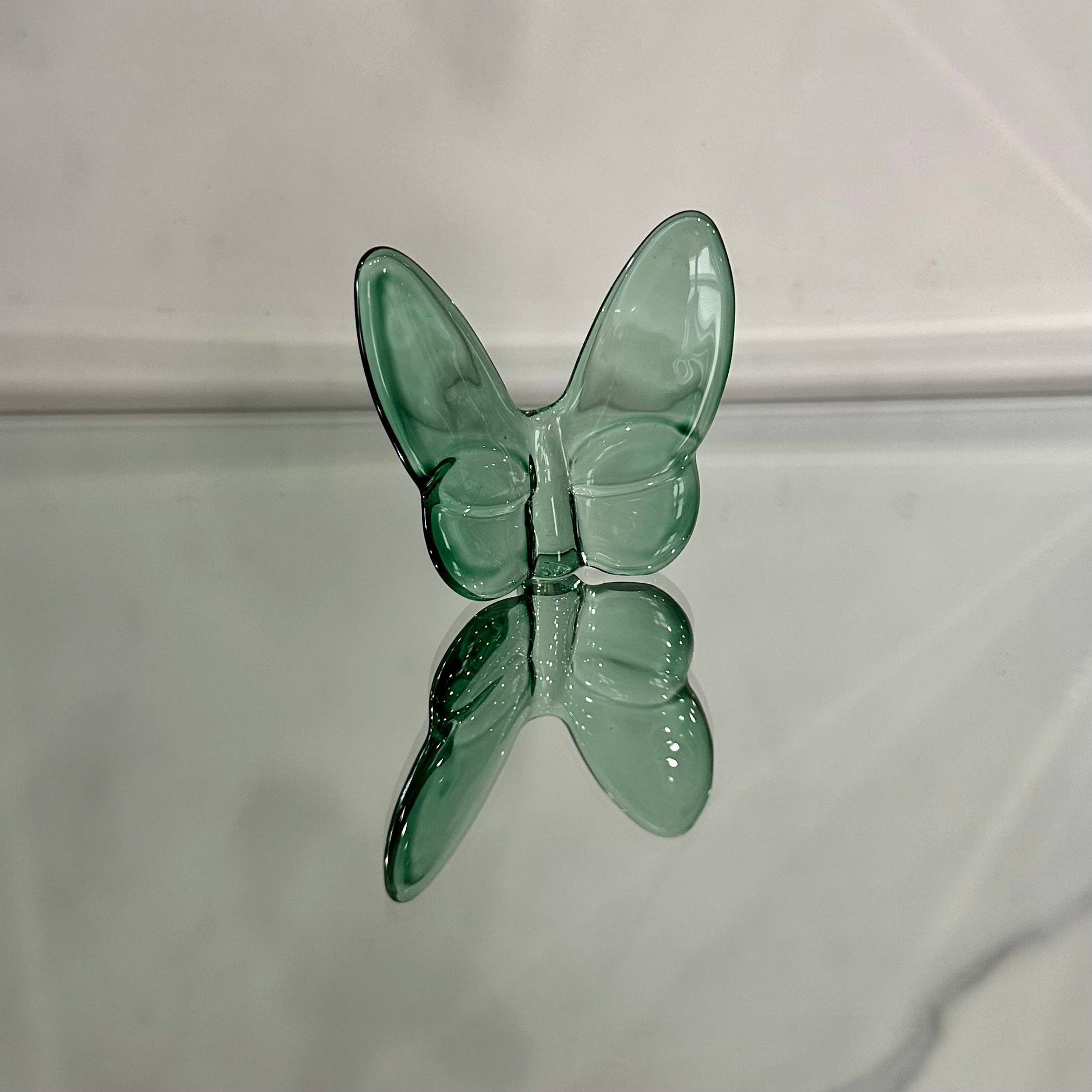 Le Mariposa Crystal Butterfly Figurine in Mint