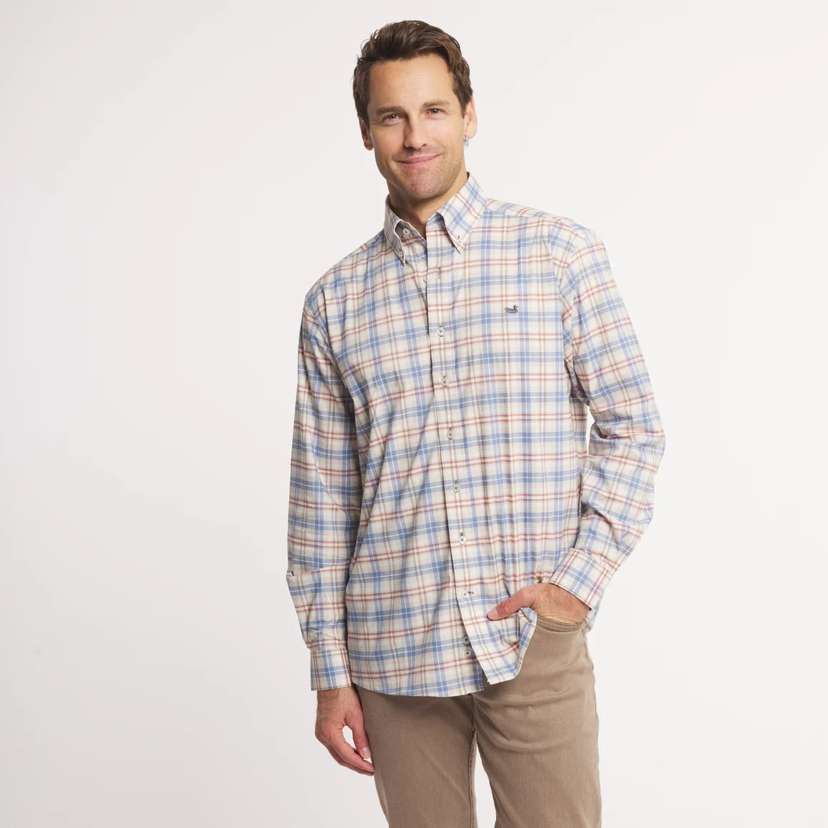 Highlands Lattice Performance Dress Shirt