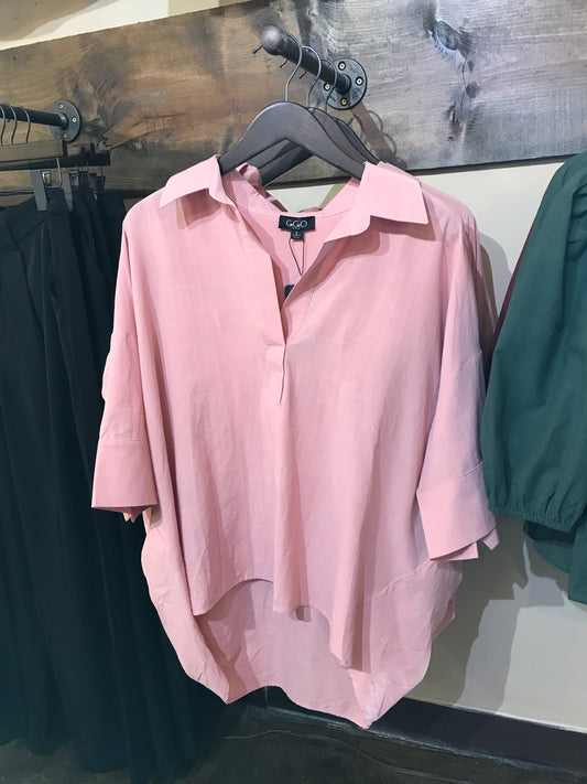 Neck Popover Shirt