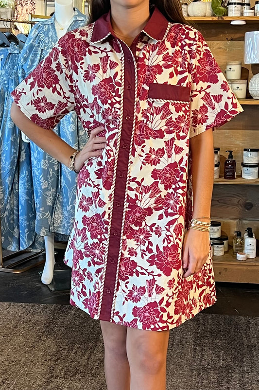 Scarlet Vineyard Dress