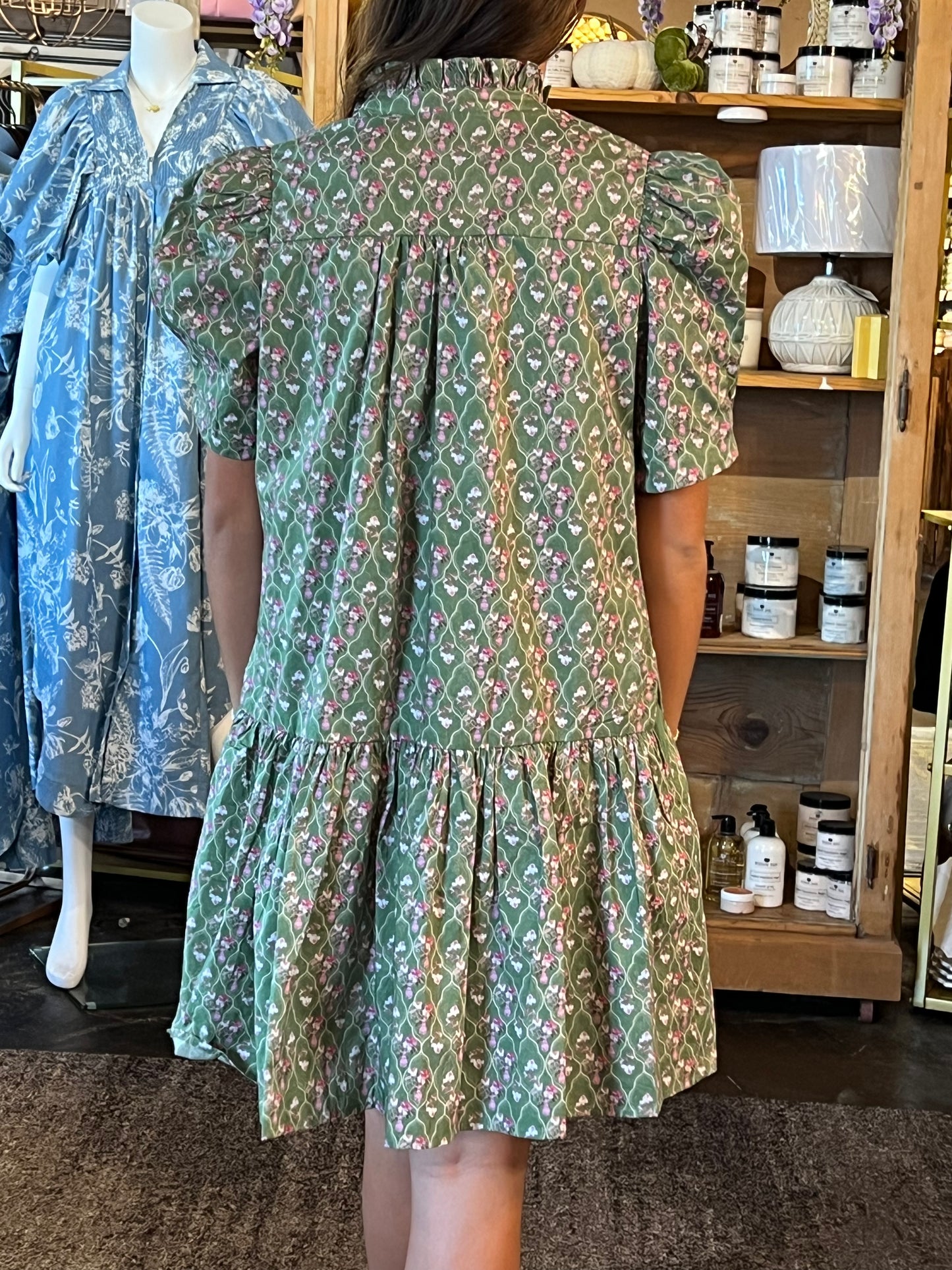 Meadow Bloom Mini Dress