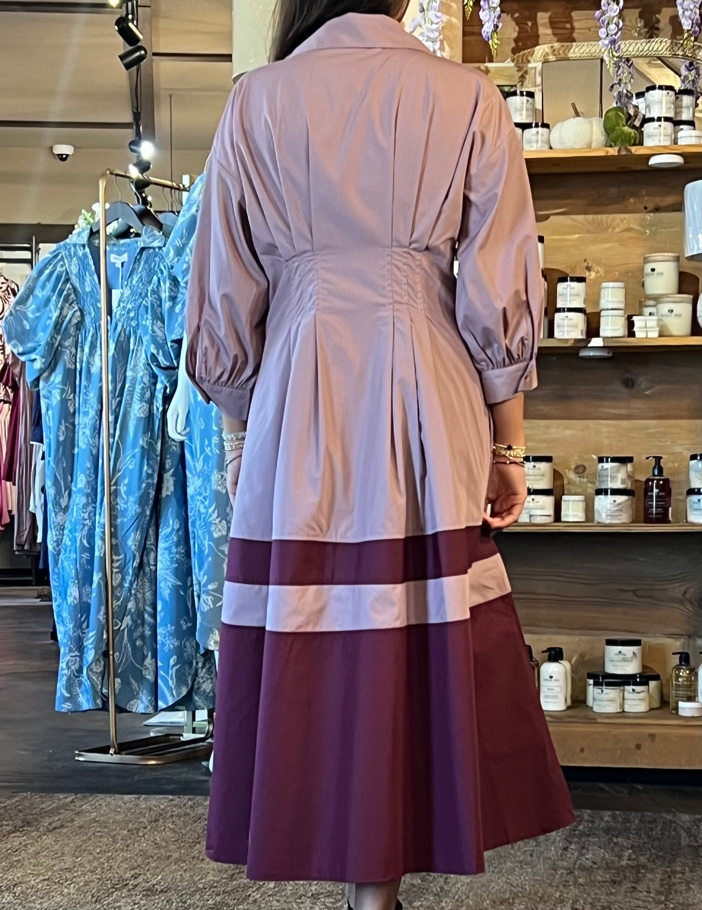 Crimson Garden Estate Dress