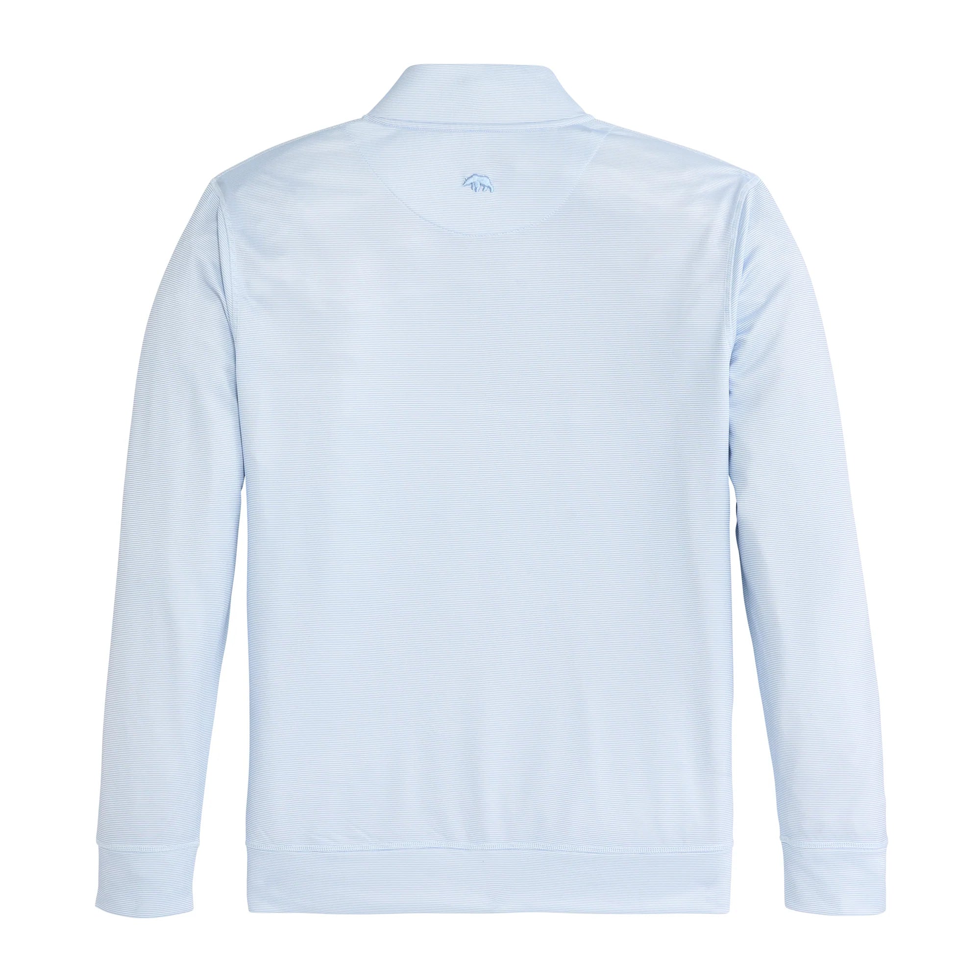 Hairline Stripe Printed Performance 1/4 Zip