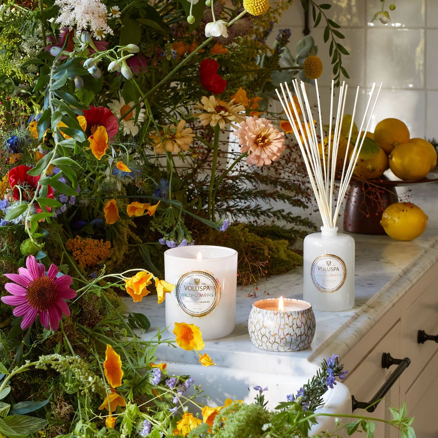 Voluspa Wildflower Reed Diffuser