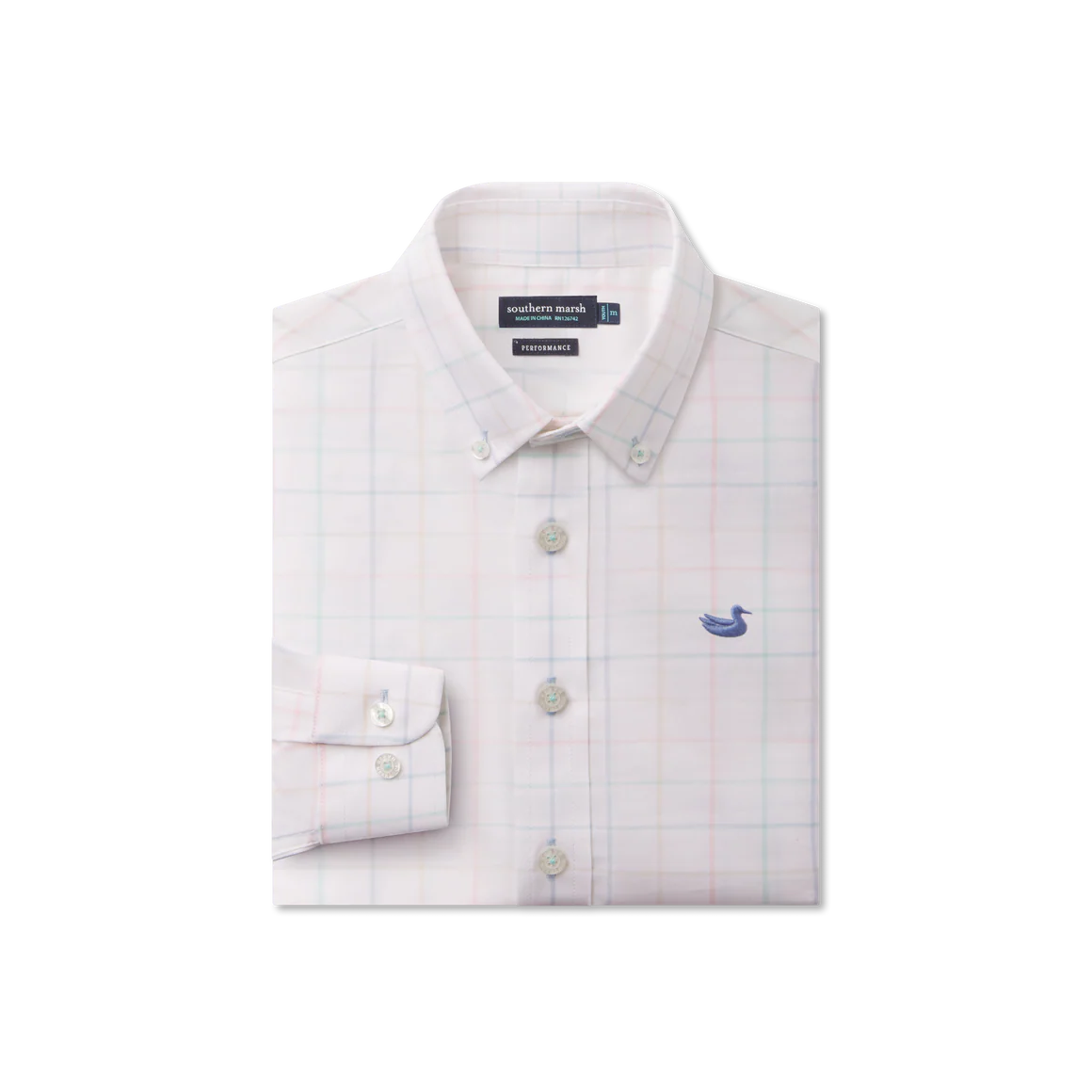 Sm Lockhart Windowpane Dress Shirt