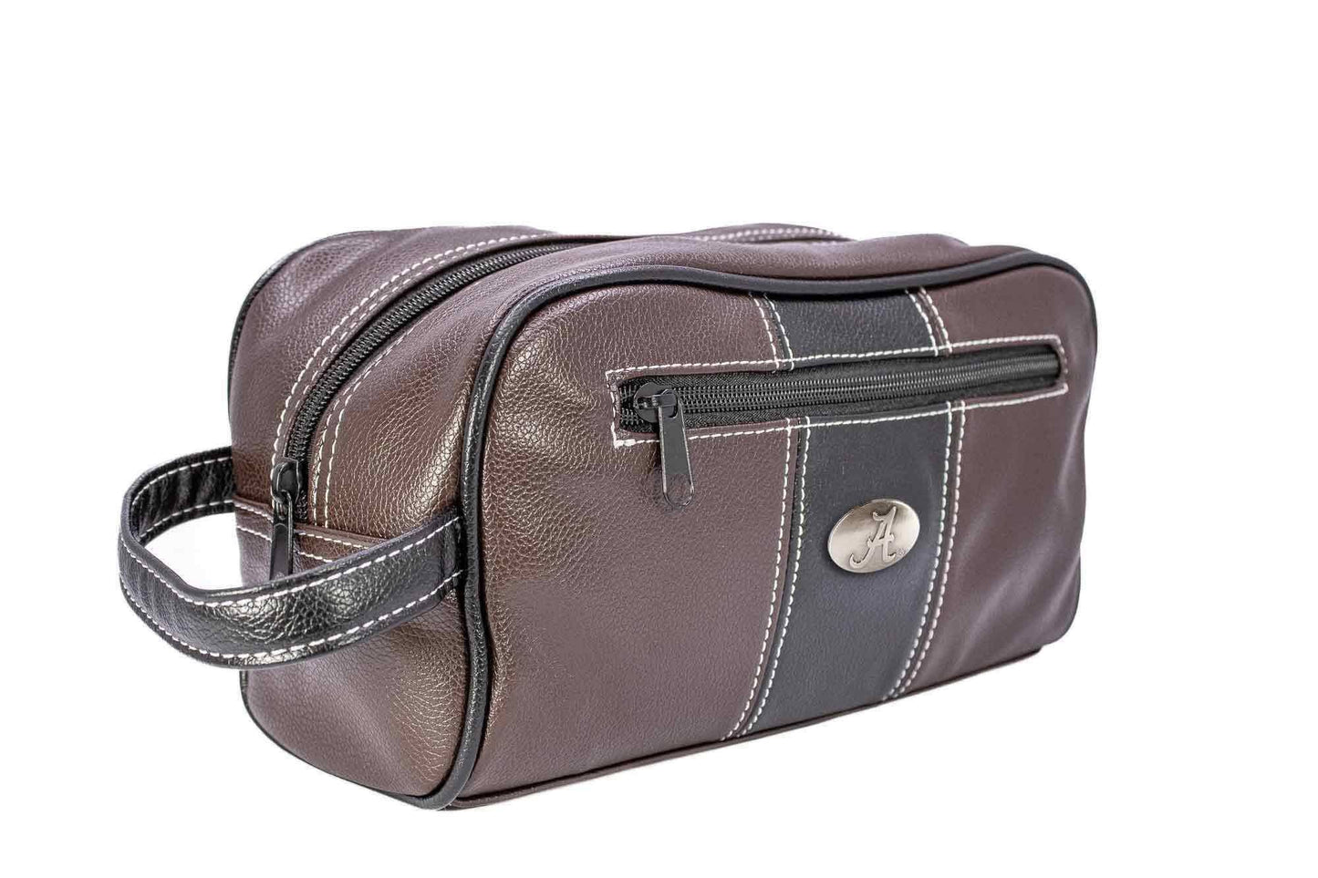 Alabama Crimson Tide Men's Toiletry Dopp Bag Brown