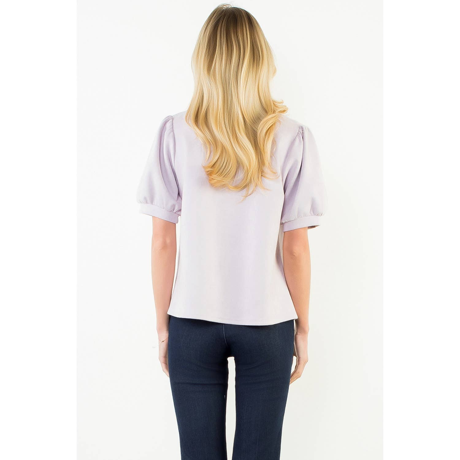 Soft Suede V-Neck Top