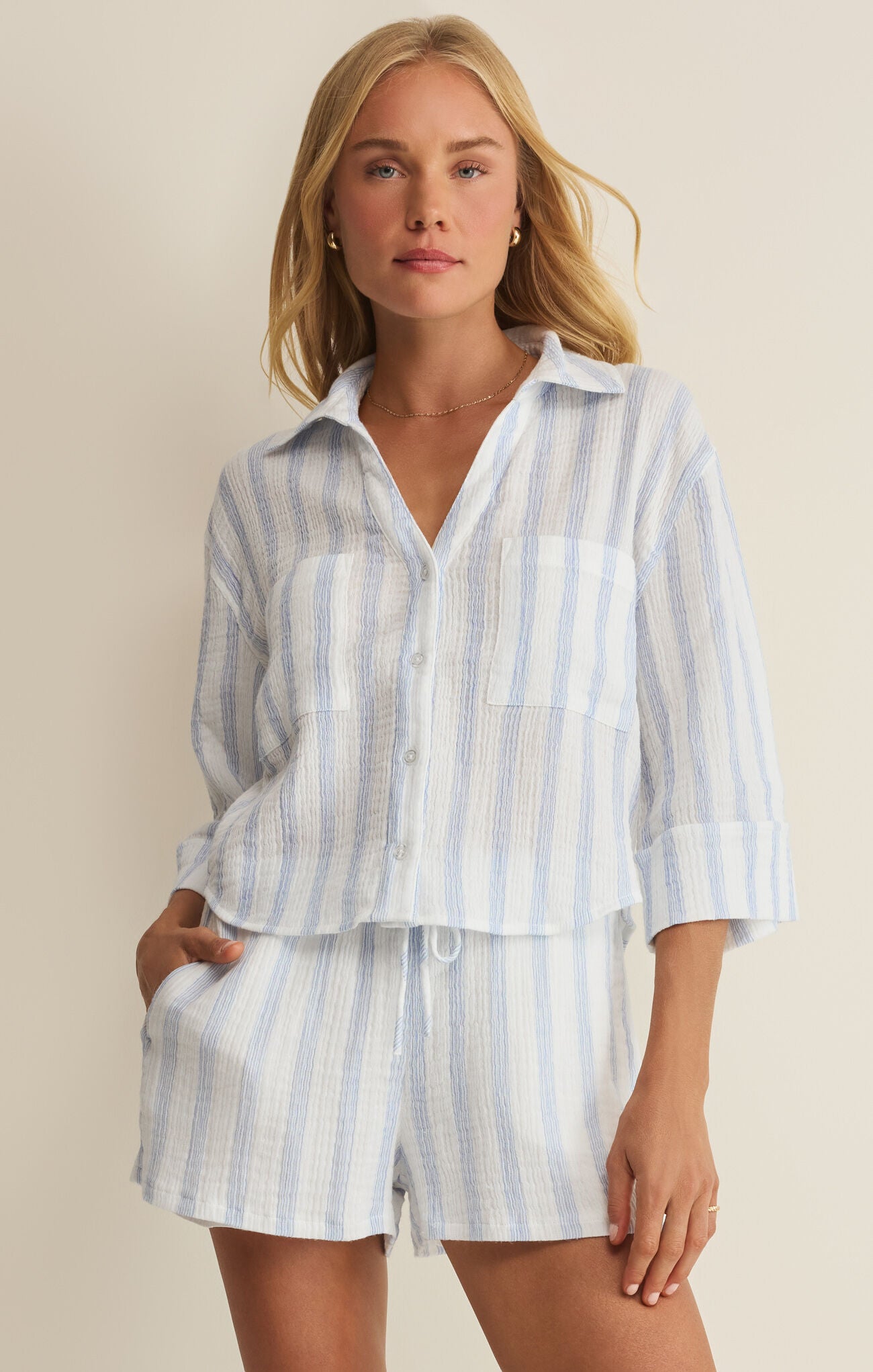 Helena Striped Shirt  Z Supply
