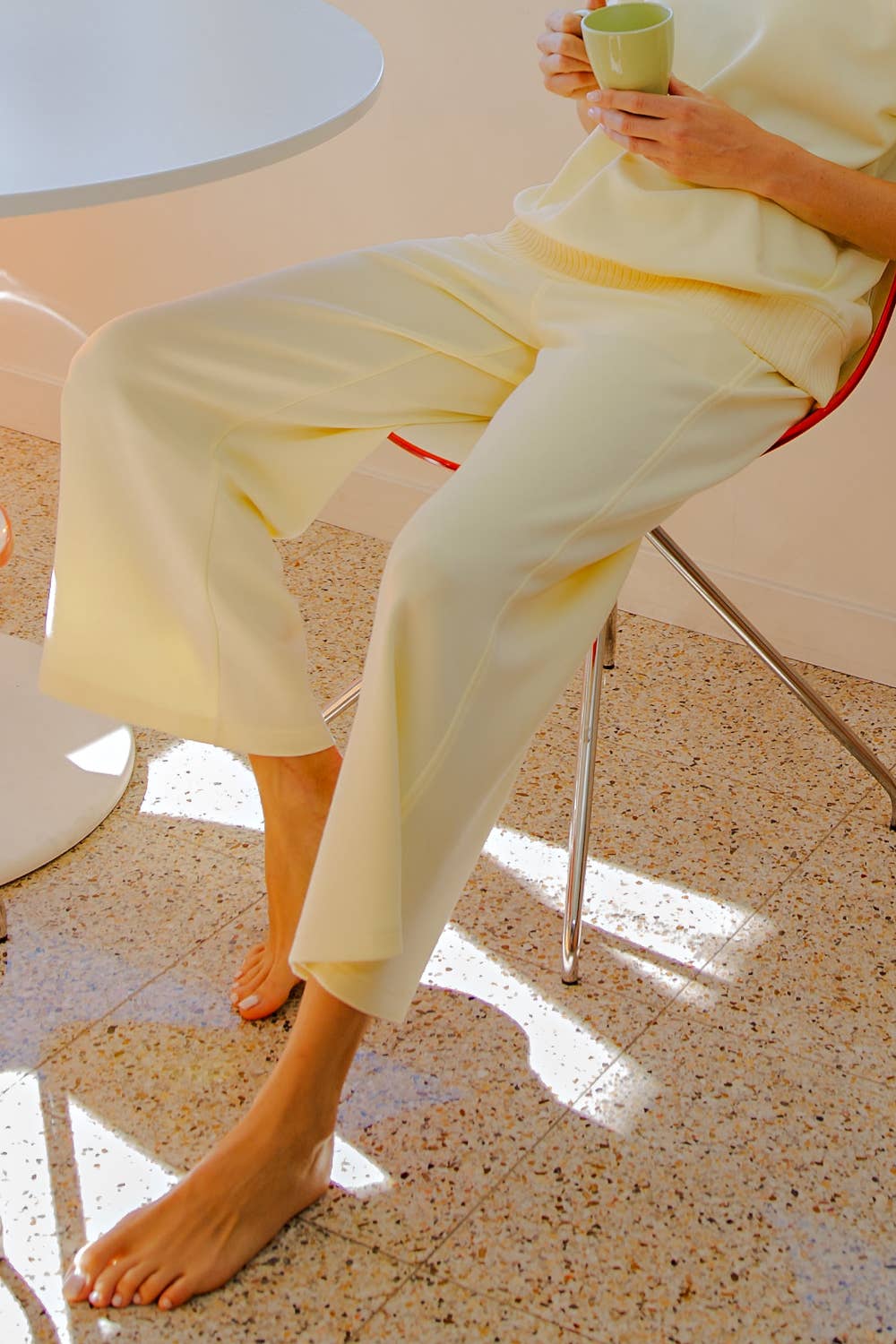 Butter Soft Cropped Wide Leg Pant