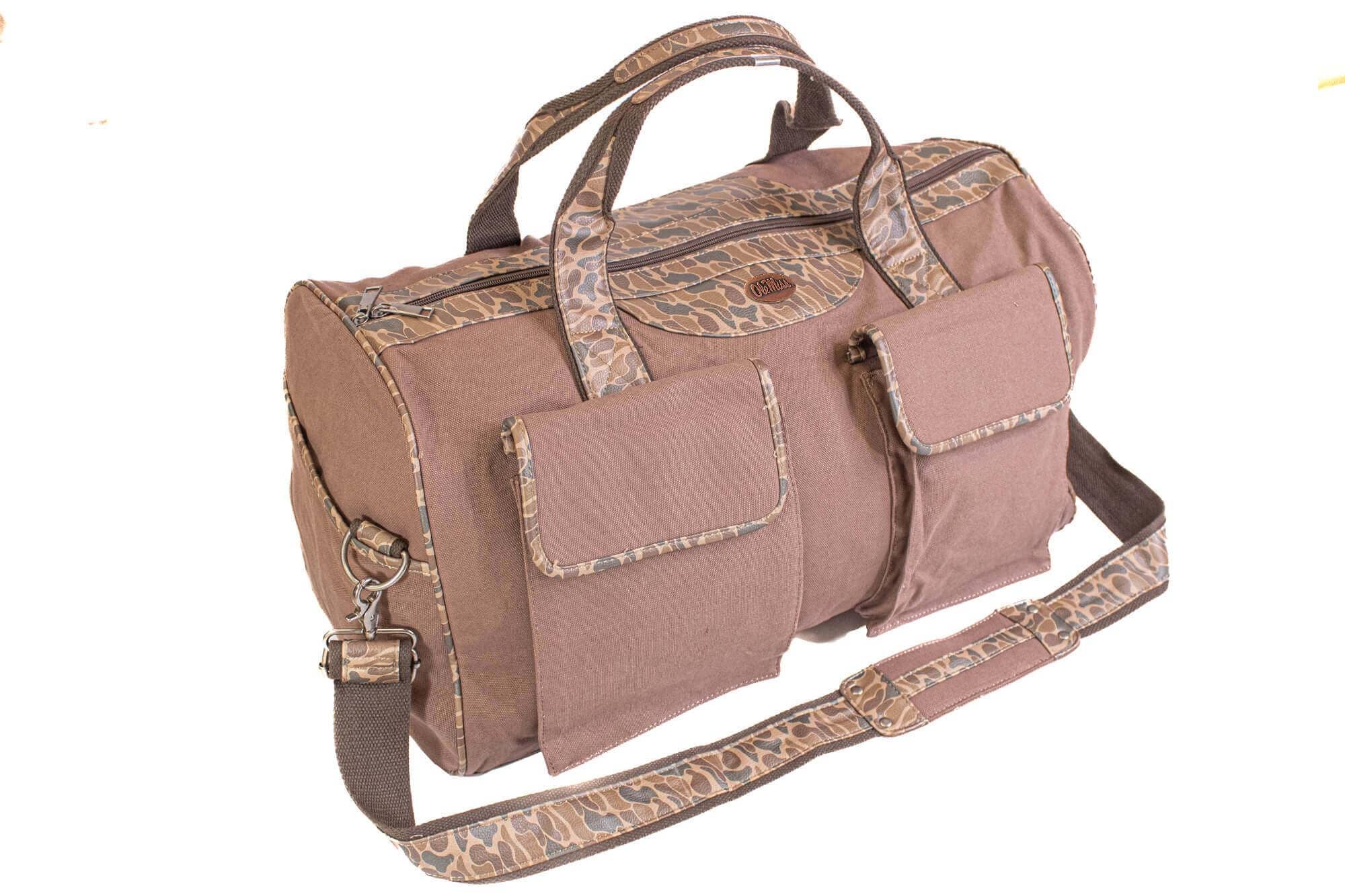 Ole Miss Rebels Camo Canvas Weekender Bag
