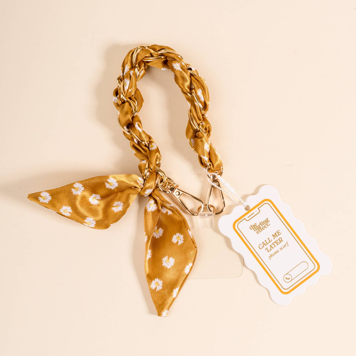 Call Me Later Phone Scarf–Honey Blossom