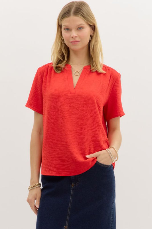 Scarlet Whisper Top