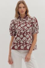 Scarlet Petals Top