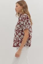 Scarlet Petals Top