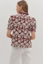 Scarlet Petals Top