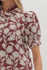 Scarlet Petals Top