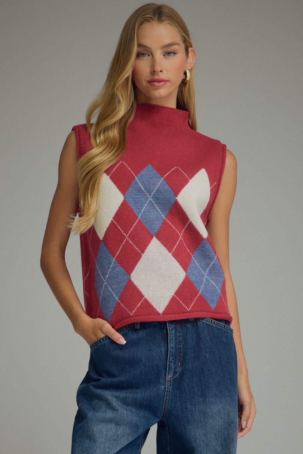 Preppy in plaid top