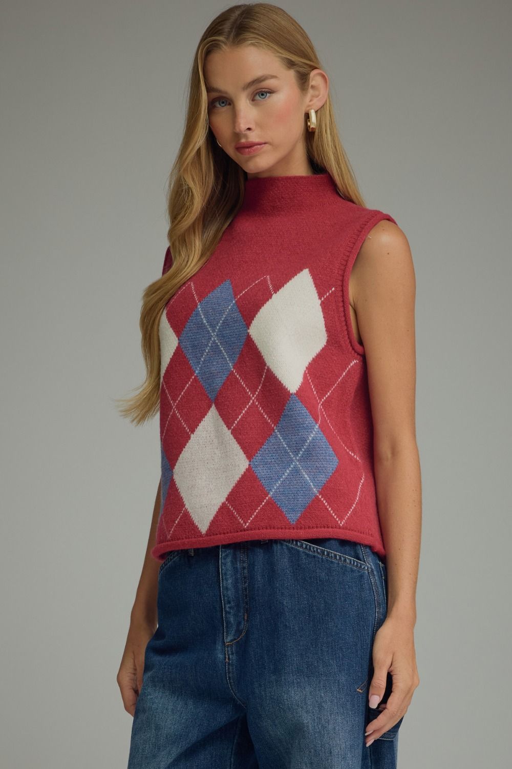 Preppy in plaid top