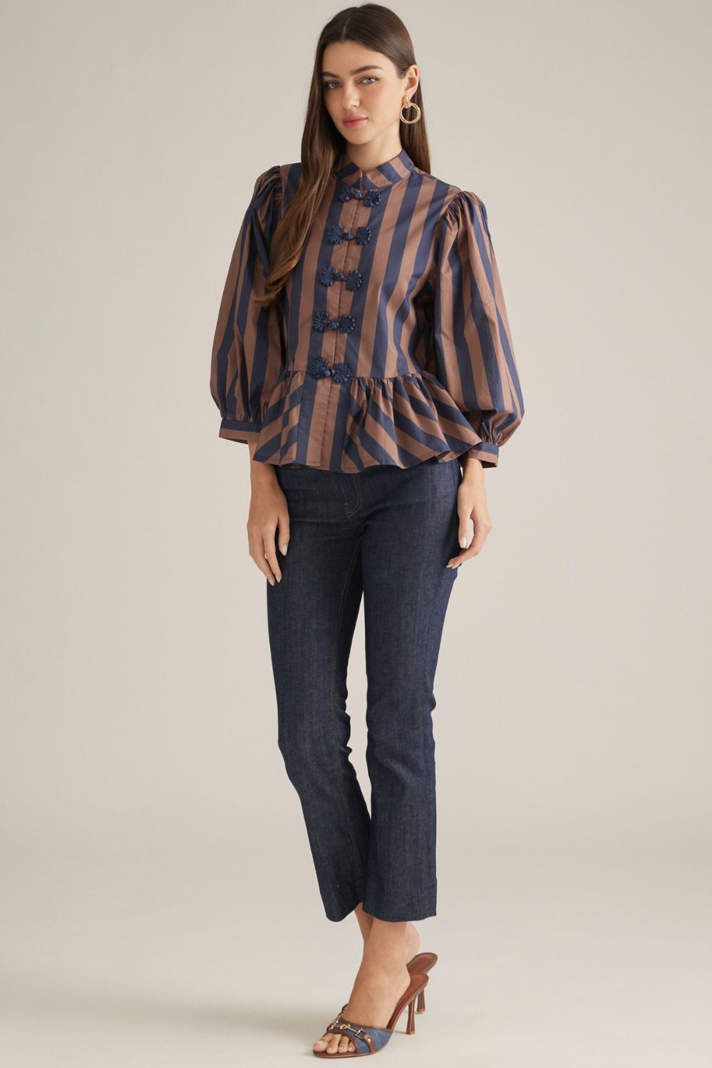 The Madison Peplum Top