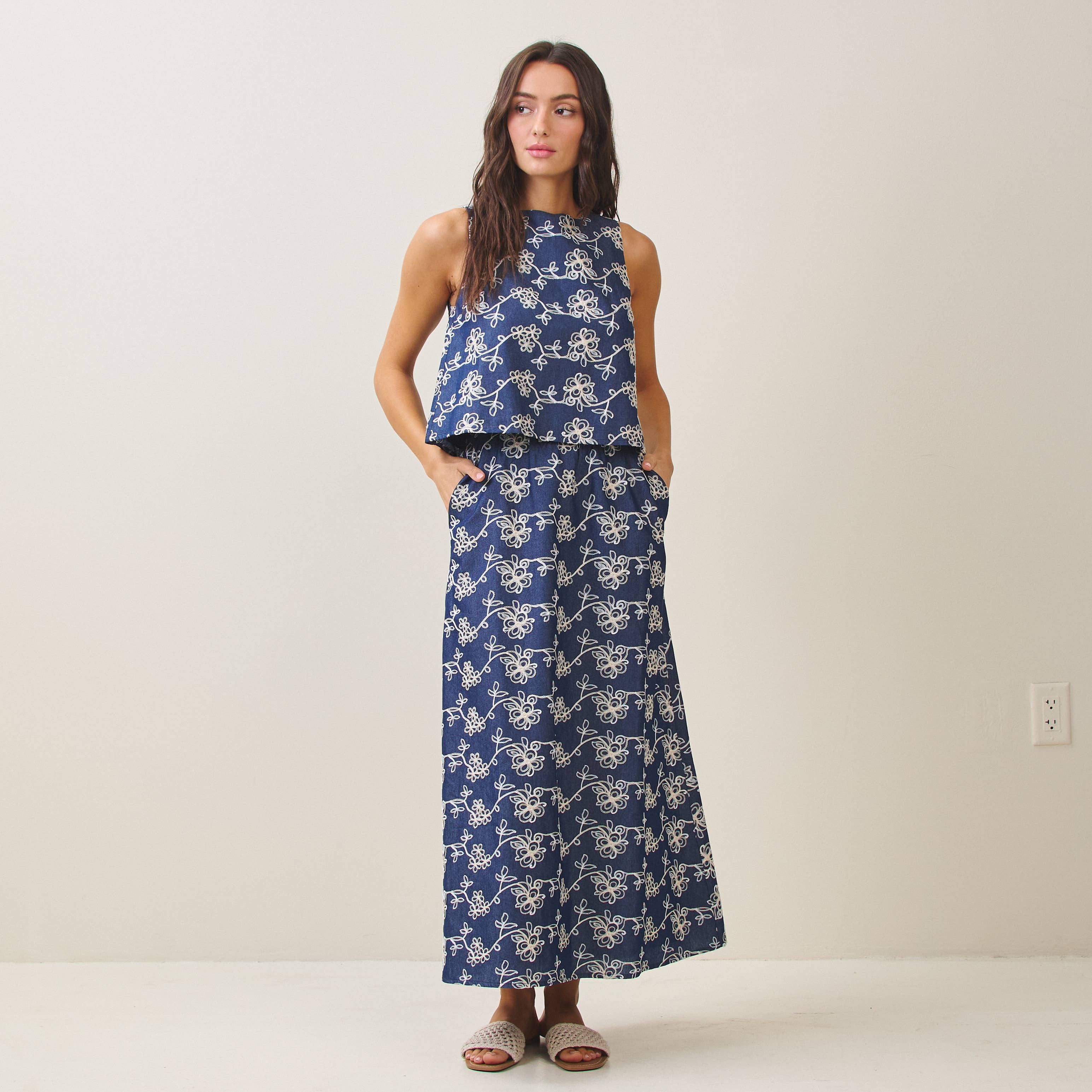 Amelia Embroidered top
