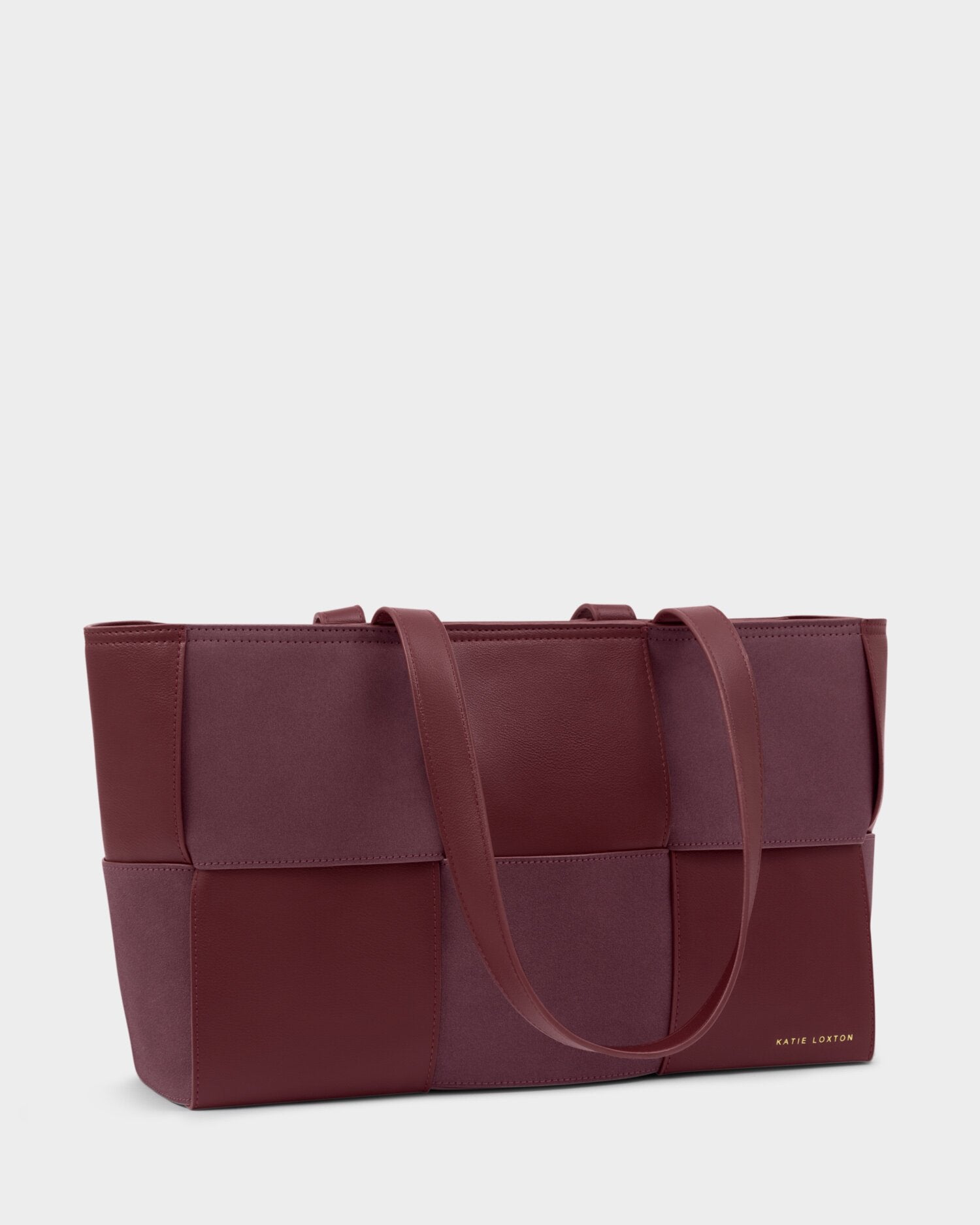 KL Taya Hand Woven Suedette Tote Bag