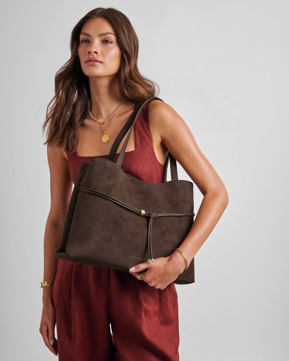 KL Lori Suedette Tote Bag