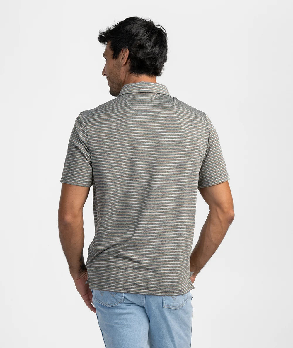 Cahaba Heather Stripe Polo