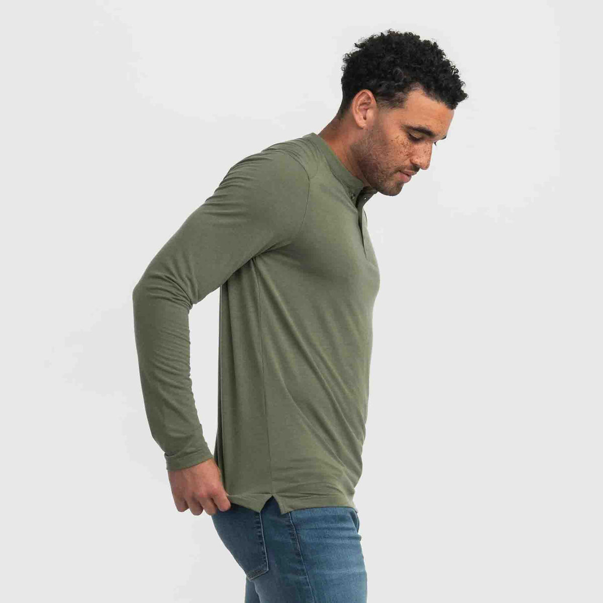 Max Comfort Henley LS